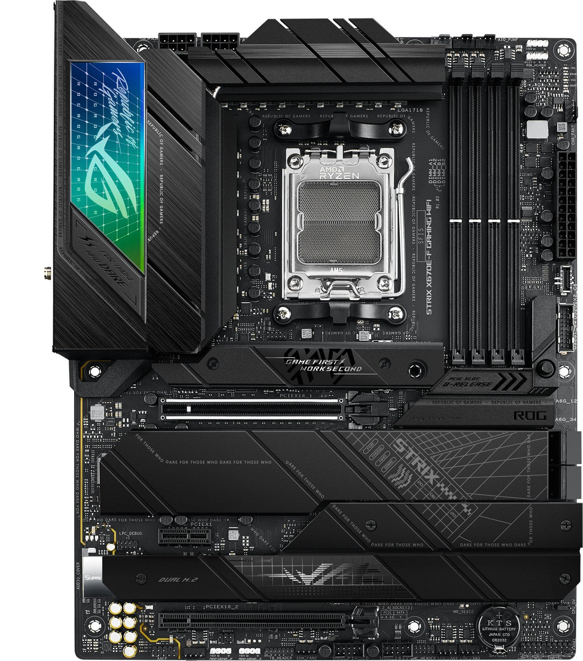 ASUS ROG STRIX X670E-F GAMING WIFI, DDR5, SATA3, USB3.2Gen2x2, DP, WiFi, AM5 ATX