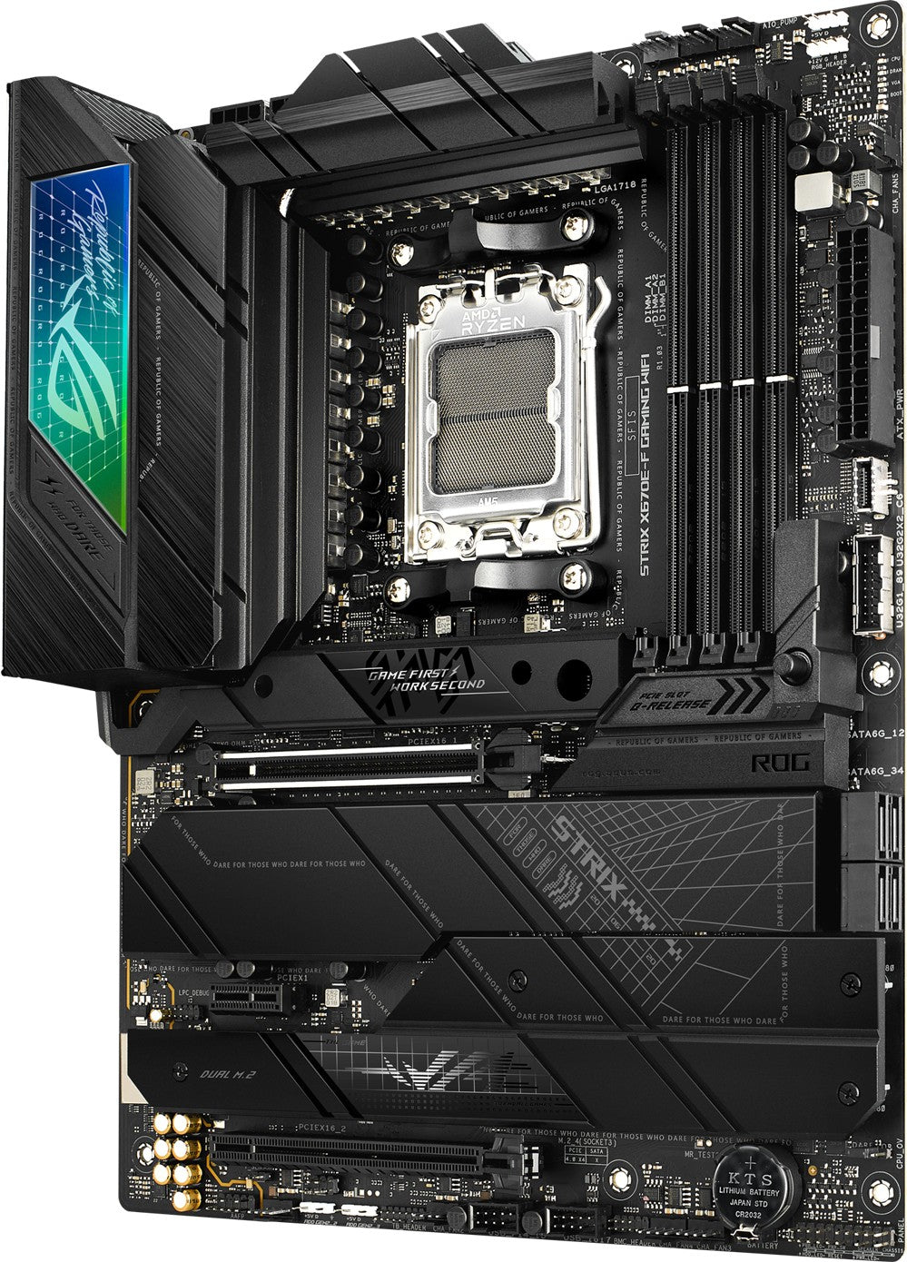 ASUS ROG STRIX X670E-F GAMING WIFI, DDR5, SATA3, USB3.2Gen2x2, DP, WiFi, AM5 ATX