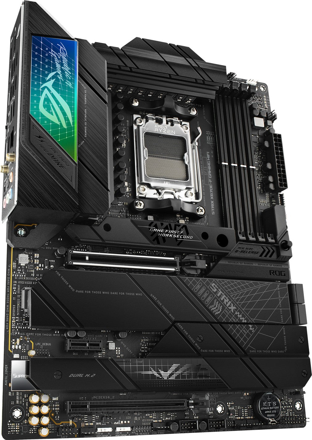ASUS ROG STRIX X670E-F GAMING WIFI, DDR5, SATA3, USB3.2Gen2x2, DP, WiFi, AM5 ATX