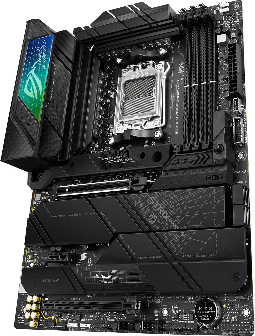 ASUS ROG STRIX X670E-F GAMING WIFI, DDR5, SATA3, USB3.2Gen2x2, DP, WiFi, AM5 ATX