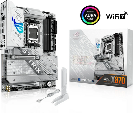 ASUS ROG STRIX X870-A GAMING WIFI, DDR5, SATA3, USB4, DP, 2.5GbE, WiFi 7, AM5 ATX