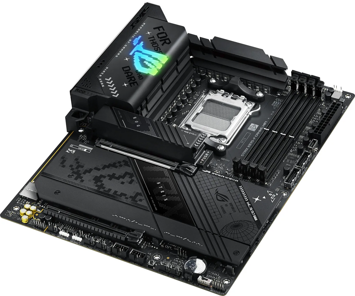 ASUS ROG STRIX X870-F GAMING WIFI, DDR5, SATA3, USB3.2Gen2x2, DP, 2.5GbE, WiFi 7, AM5 ATX