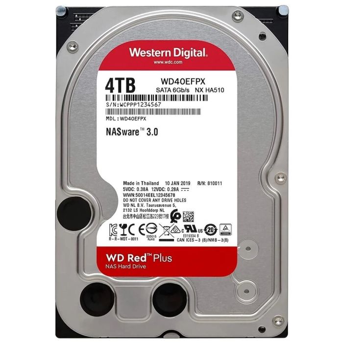 WD 4TB Red Plus 3,5" SATA 6Gb/s 5400rpm 256MB HDD disk