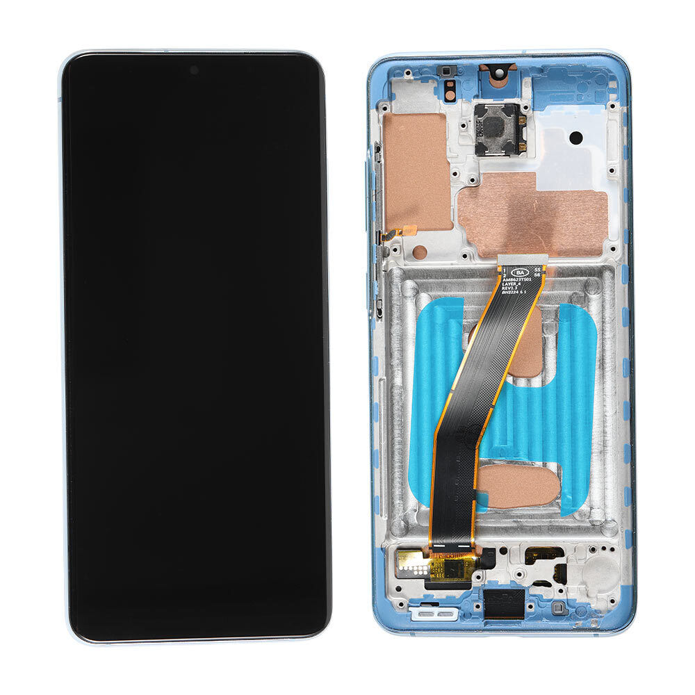 SAMSUNG GALAXY S20 PLUS TOUCH+LCD+FRAME NUVOLA BLUE SERVICE PACK