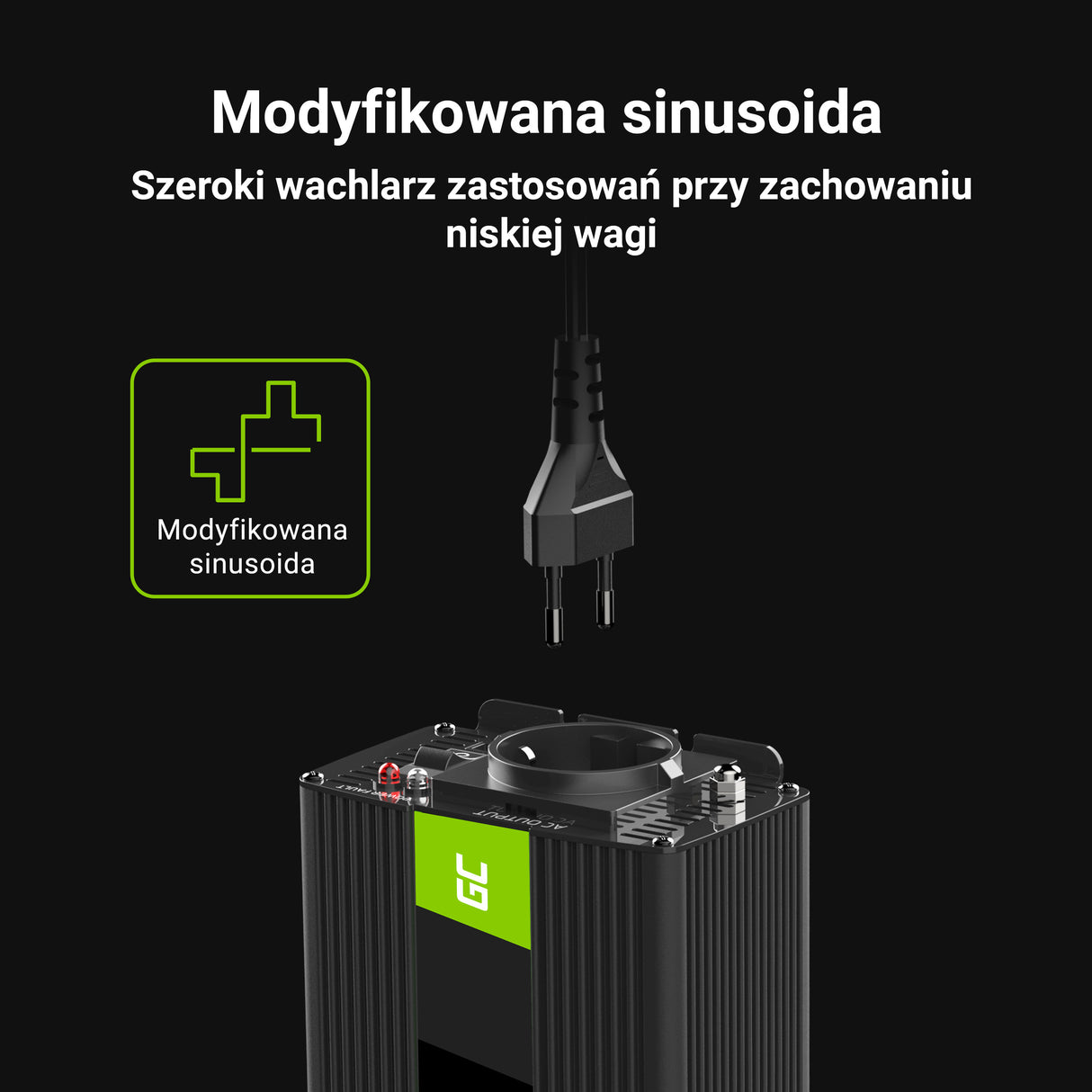 Green Cell pretvornik moči 12V  do230V 150W/300W spremenjen sinusni val