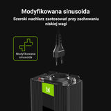 Green Cell pretvornik moči 12V  do230V 150W/300W spremenjen sinusni val