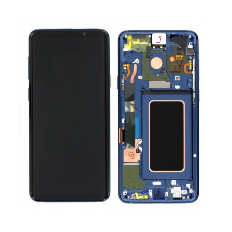 SAMSUNG GALAXY S9 PLUS TOUCH+LCD+FRAME BLUE SERVICE PACK