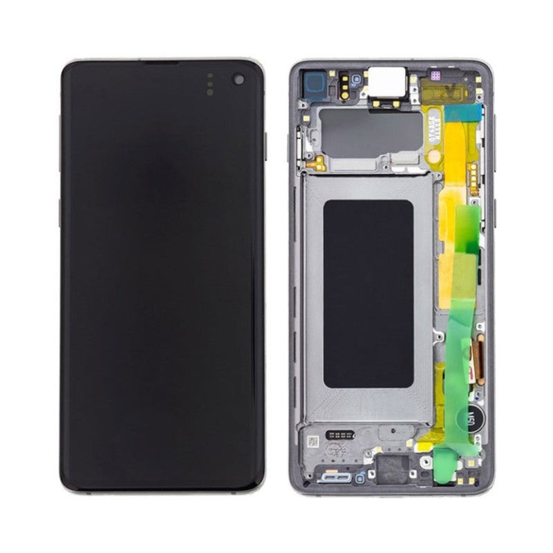 SAMSUNG GALAXY S10 TOUCH+LCD+FRAME BLACK SERVICE PACK