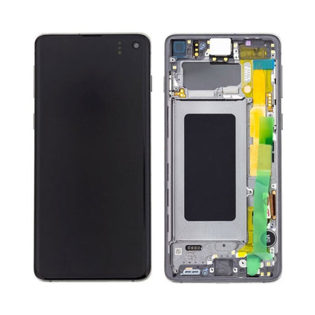 SAMSUNG GALAXY S10 TOUCH+LCD+FRAME BLACK SERVICE PACK