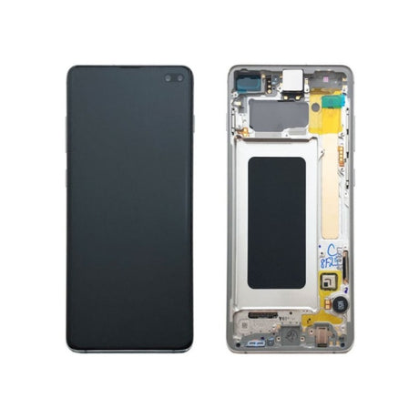 SAMSUNG GALAXY S10 PLUS TOUCH+LCD+FRAME BLACK SERVICE PACK