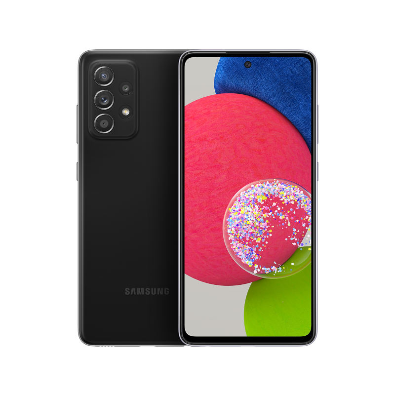 Obnovljen telefon Samsung Galaxy A52s 5G 128GB A528B DS - Razred B - Črn