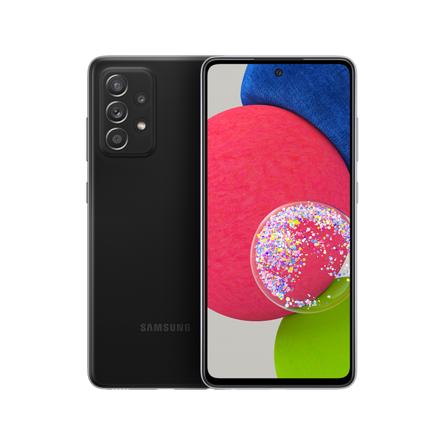 Obnovljen telefon Samsung Galaxy A52s 5G 128GB A528B DS - Razred B - Črn