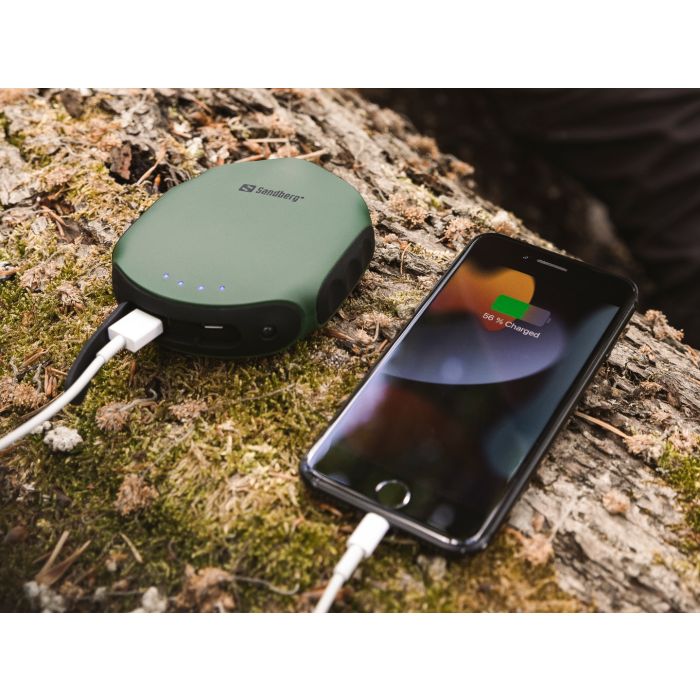 Sandberg Survivor Powerbank 10000 mAh prenosna baterija z LED svetilko in kompasom