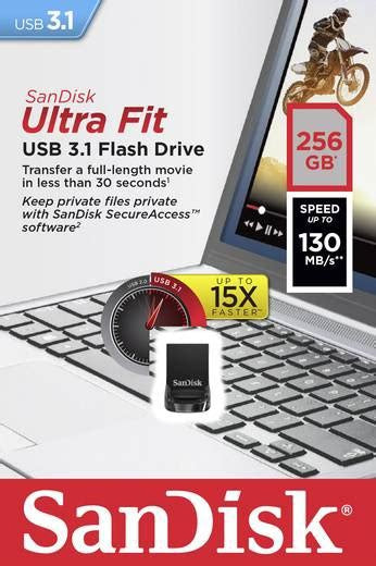 SanDisk Ultra Fit USB 256GB USB 3.1.