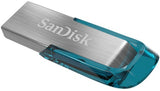 Sandisk Ultra Flair 64GB USB3.0 spominski ključek- moder