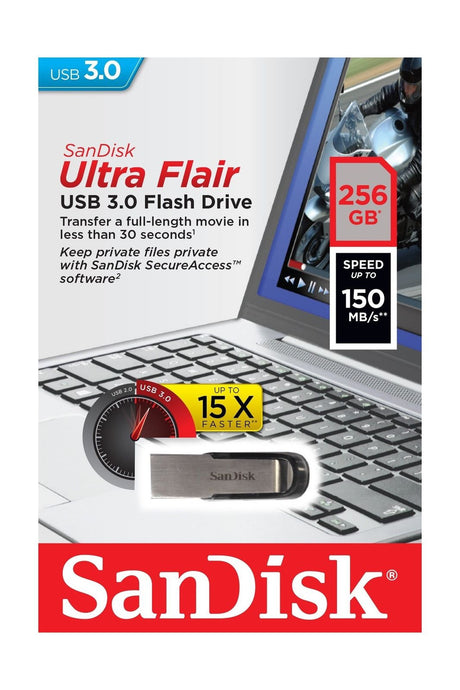 Sandisk Ultra Flair 256GB USB3.0 spominski ključek