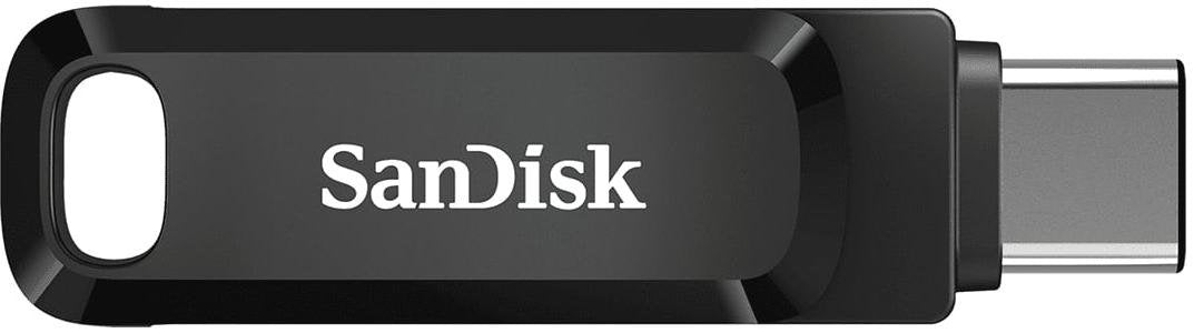 SanDisk Ultra Dual Drive Go USB Type C, 32GB 3.1/3.0, b do 150 MB/s, črn