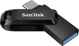 SanDisk Ultra Dual Drive Go USB Type C, 32GB 3.1/3.0, b do 150 MB/s, črn