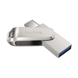 SanDisk Ultra Dual Drive Luxe USB Type-C 128GB 400MB/s USB 3.2 Gen 1, srebrn