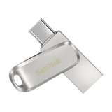 SanDisk Ultra Dual Drive Luxe USB Type-C 128GB 400MB/s USB 3.2 Gen 1, srebrn