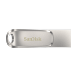 SanDisk Ultra Dual Drive Luxe USB Type-C 64GB 400MB/s USB 3.1 Gen 1, srebrn