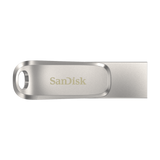 SanDisk Ultra Dual Drive Luxe USB Type-C 128GB 400MB/s USB 3.2 Gen 1, srebrn