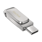 SanDisk Ultra Dual Drive Luxe USB Type-C 128GB 400MB/s USB 3.2 Gen 1, srebrn