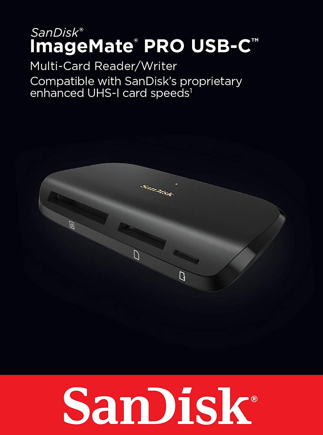 SanDisk bralnik/zapisovalnik ImageMate PRO USB-C