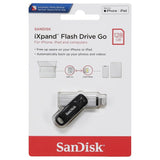 SanDisk iXpand Flash Drive Go 128GB - USB3.0 + Lightning - for iPhone and iPad