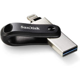 SanDisk iXpand Flash Drive Go 128GB - USB3.0 + Lightning - for iPhone and iPad