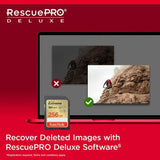 SanDisk Extreme 256GB SDXC Memory Card + 1 year RescuePRO Deluxe up to 180MB/s & 130MB/s Read/Write