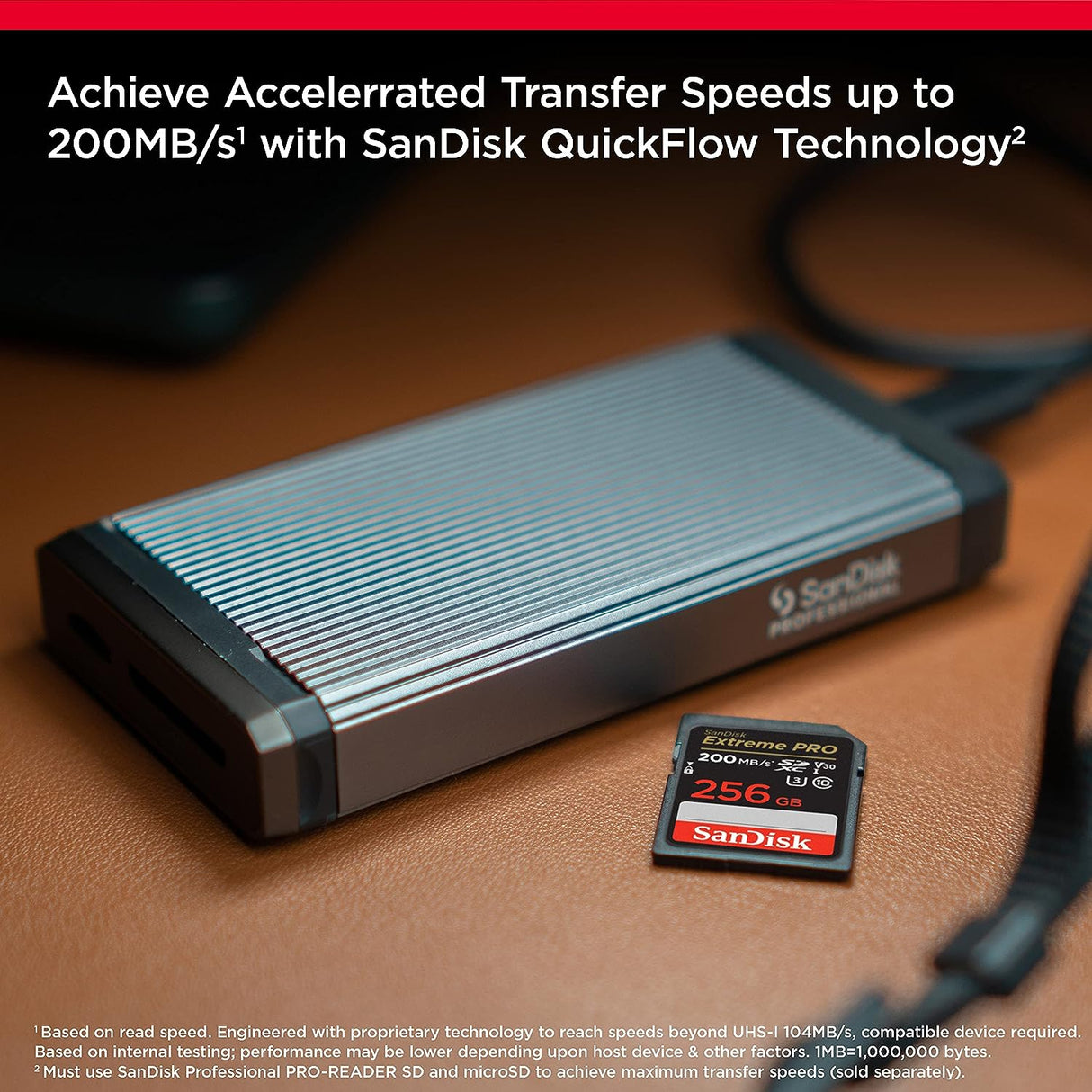 SanDisk Extreme PRO 256GB SDXC+ 2 leti RescuePRO Deluxe do 200MB/s & 140MB/s branje/zapisovanje, UHS-I, Class 10, U3, V30