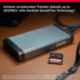 SanDisk Extreme PRO 256GB SDXC+ 2 leti RescuePRO Deluxe do 200MB/s & 140MB/s branje/zapisovanje, UHS-I, Class 10, U3, V30