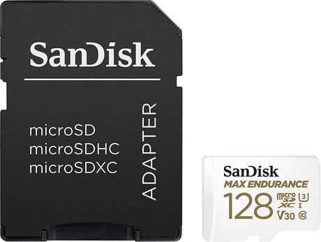 SanDisk MAX ENDURANCE microSDXC 128GB + SD Adapter