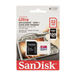 SanDisk Ultra microSDHC 32GB + SD Adapter 120MB/s A1 Class 10 UHS-I