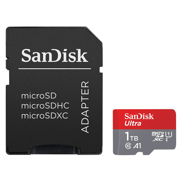 SanDisk Ultra microSDXC 1TB + SD Adapter 150MB/s  A1 Class 10 UHS-I