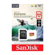 SanDisk Extreme microSDXC 64GB for Action Cams and Drones + SD Adapter 170MB/s & 80MB/s A2 C10 V30 U