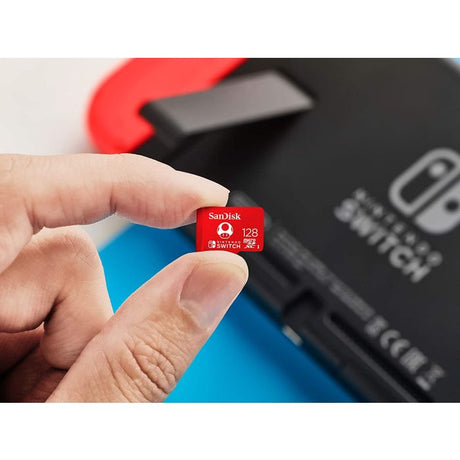 SanDisk microSDXC card for Nintendo Switch 128GB, up to 100MB/s Read, 60MB/s Write, U3, C10, A1, UHS