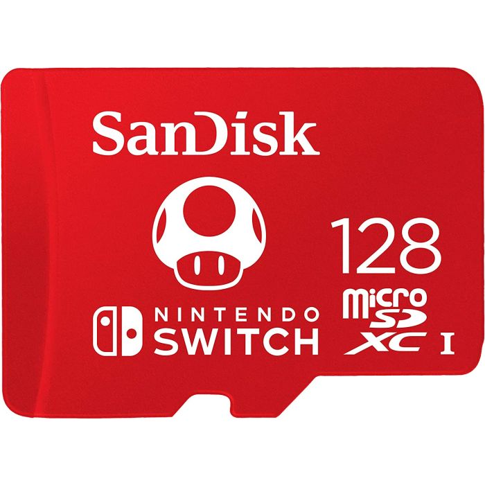 SanDisk microSDXC card for Nintendo Switch 128GB, up to 100MB/s Read, 60MB/s Write, U3, C10, A1, UHS
