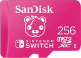 SanDisk Nintendo MicroSD UHS I Card - Fortnite Edition, Cuddle Team, 256GB