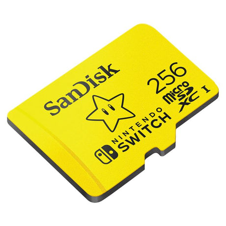 SanDisk microSDXC card for Nintendo Switch 256GB, up to 100MB/s Read, 60MB/s Write, U3, C10, A1, UHS