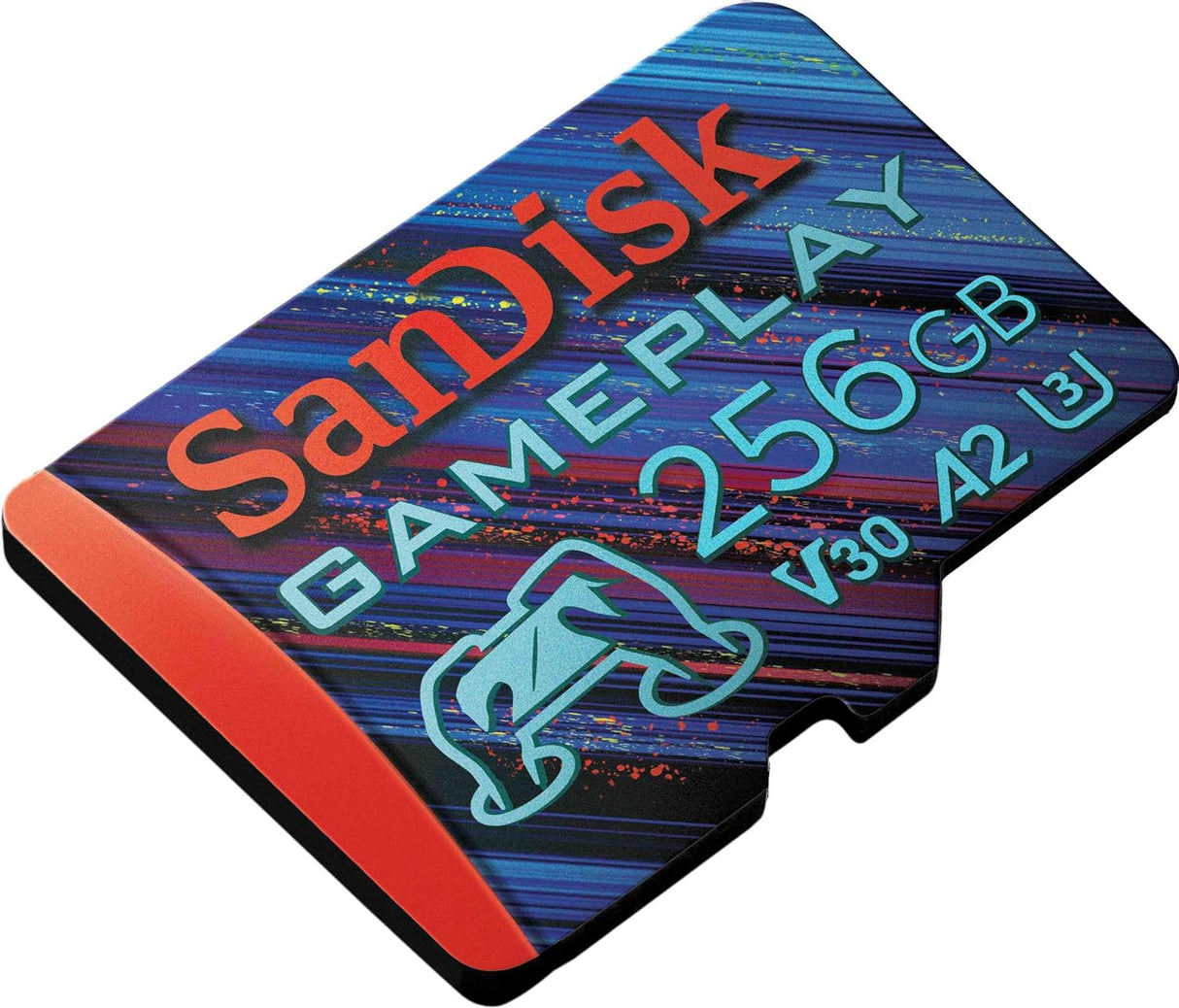SanDisk GamePlay microSDXC UHS-I Card, 256GB Gaming microSDXC, 190MB/s, 130MB/s W, UHS-I, V30, U3, C10, RPD1