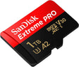 SanDisk Extreme PRO microSDXC 1TB + SD Adapter + 2 leti RescuePRO Deluxe 200MB/s branje/ 140MB/s zapisovanje A2 C10 V30 UHS-I U3