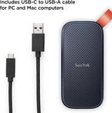 SanDisk 1TB Portable SSD 800MB/s, USB-C, USB 3.2 Gen 2