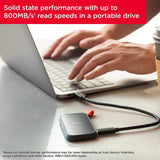 SanDisk 2TB Portable SSD 800MB/s, USB-C, USB 3.2 Gen 2