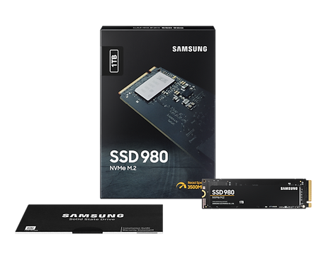 Samsung 1TB 980 SSD NVMe M.2 disk
