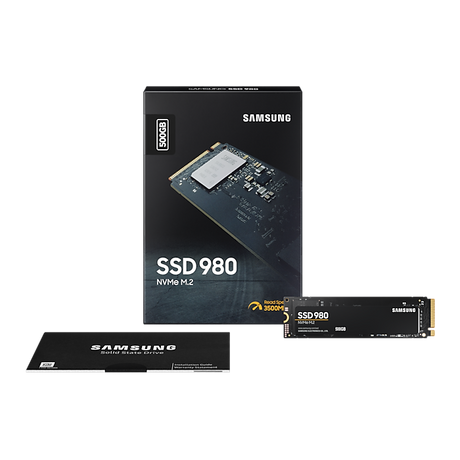 Samsung 500GB 980 SSD NVMe M.2 disk