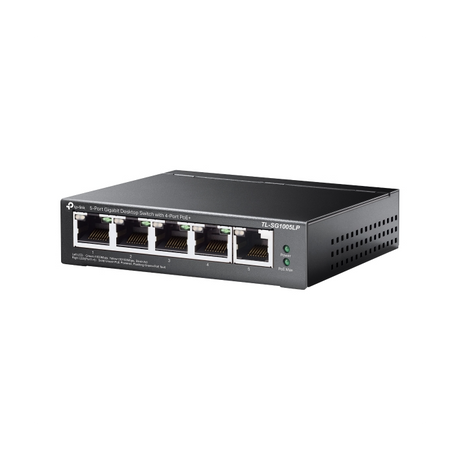 TP-LINK 5-Port Gigabit desktop switch stikalo z 4-Port PoE+