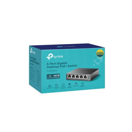 TP-LINK 5-Port Gigabit desktop switch stikalo z 4-Port PoE+