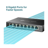 TP-LINK TL-SG108E 8-port Gigabit Easy Smart switch